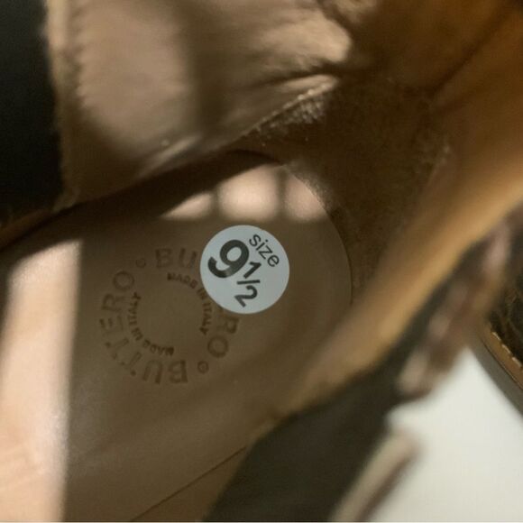 New Buttero Women’s ankle Boots Size 40 Booties Leopard pony hair Italy - Picture 8 of 9